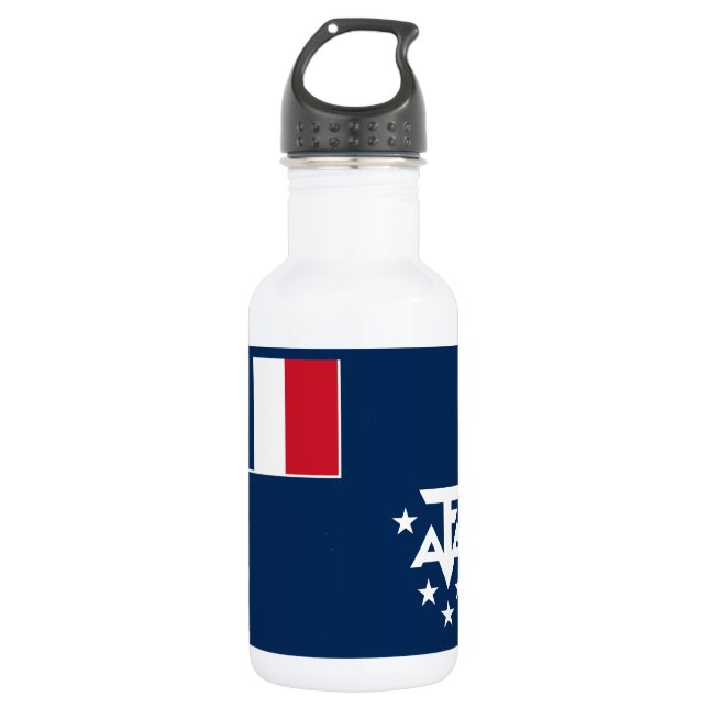 French Southern Antarctic Lands 532 Ml Water Bottle (Front)