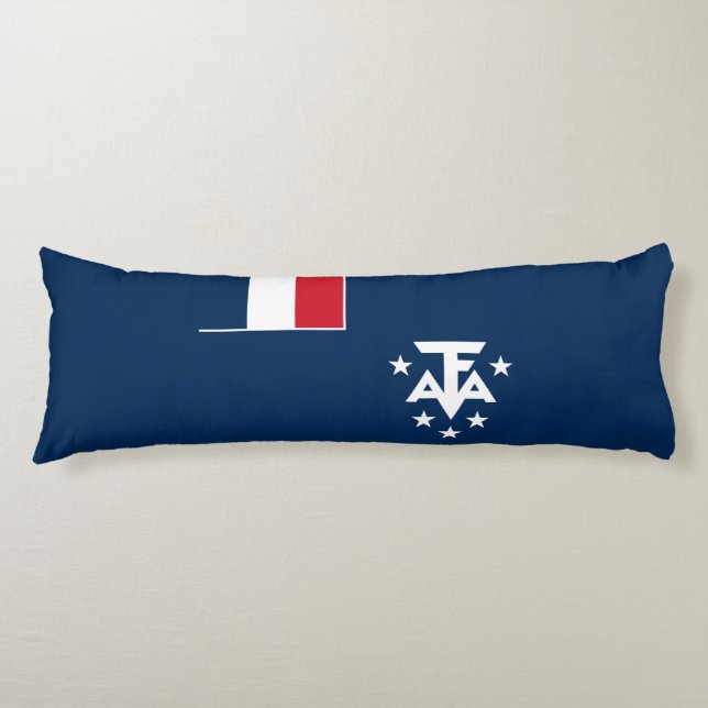 French Southern Antarctic Lands Body Cushion (Front)