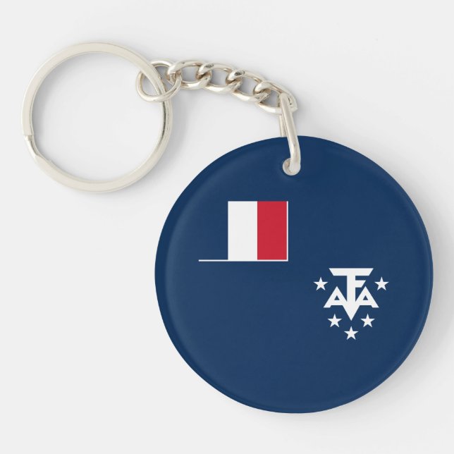 French Southern Antarctic Lands Key Ring (Front)