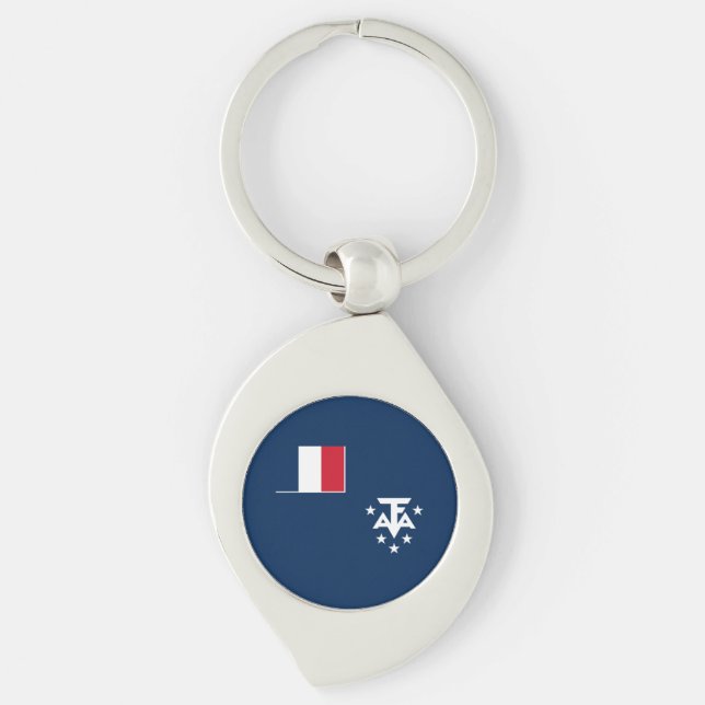 French Southern Antarctic Lands Key Ring (Front)