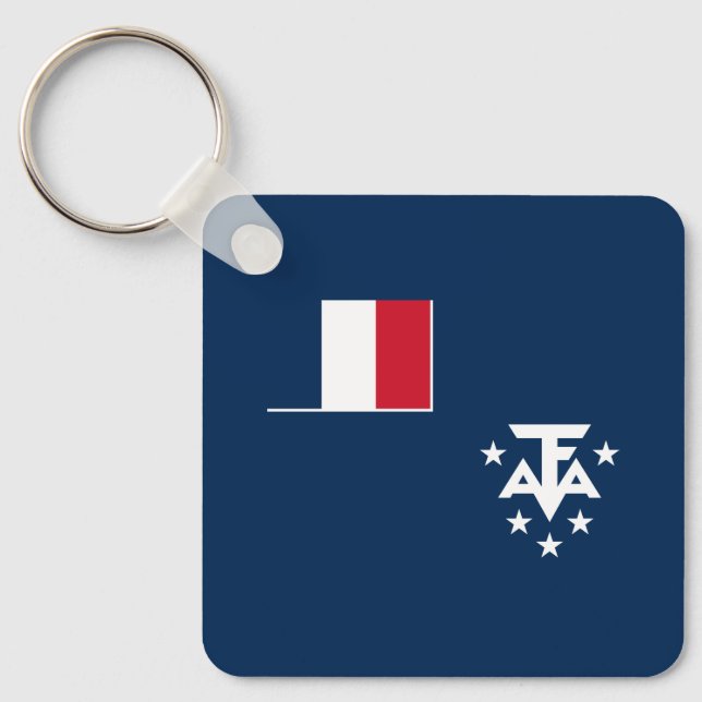 French Southern Antarctic Lands Key Ring (Front)