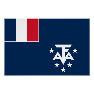 French Southern Antarctic Lands Poster