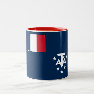 French Southern Antarctic Lands Two-Tone Coffee Mug