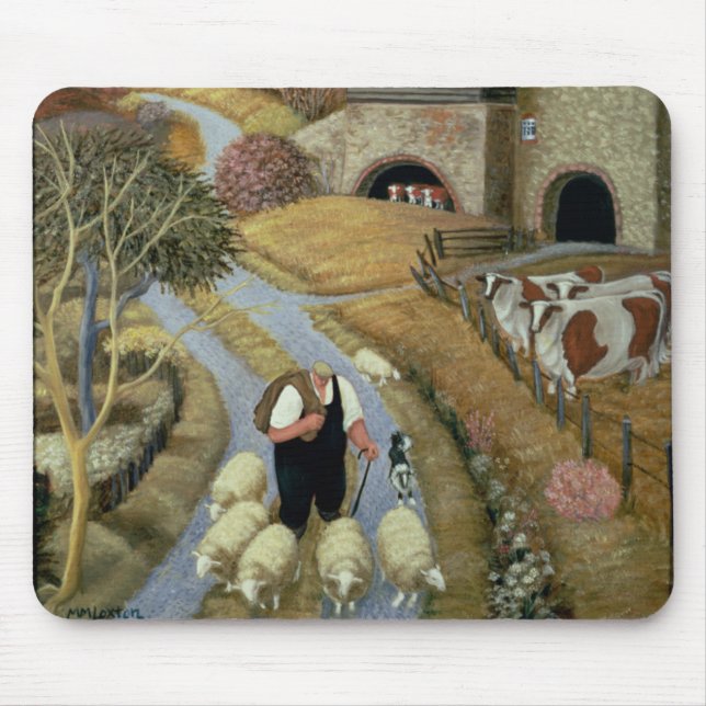 French Street Farm Mouse Mat (Front)