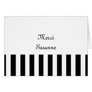 French Stripes in Black