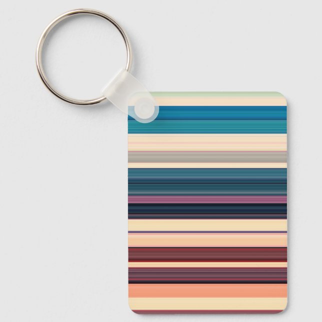French stripes sports socks key ring (Front)