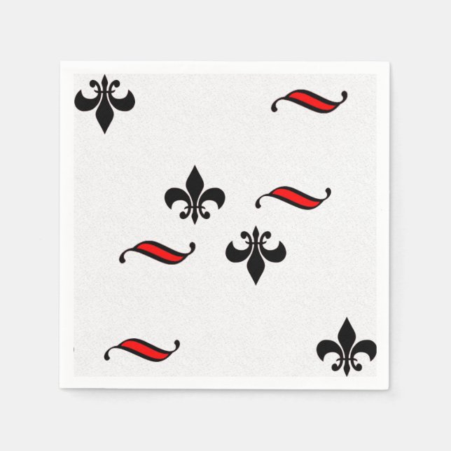 French Style Paper Napkin (Front)