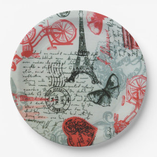 "French Style" Paper Plates 9"