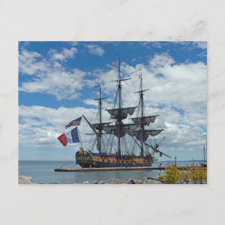 French Tallship Hermione Postcard