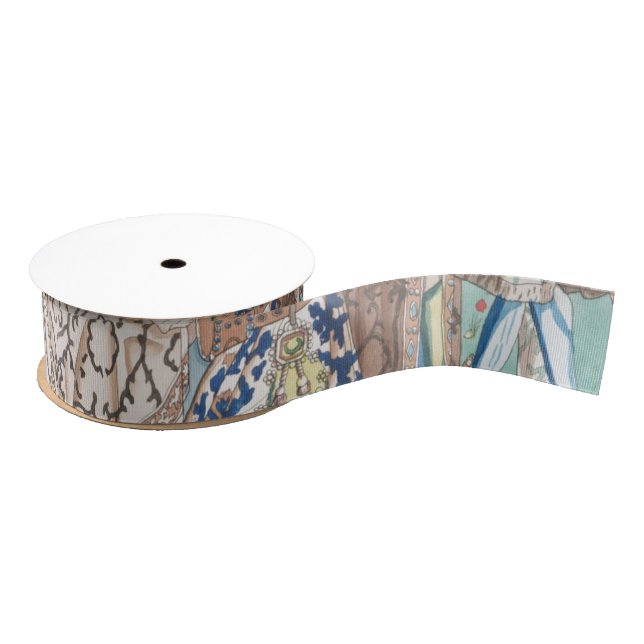 French Tapestry Grosgrain Ribbon (Spool)