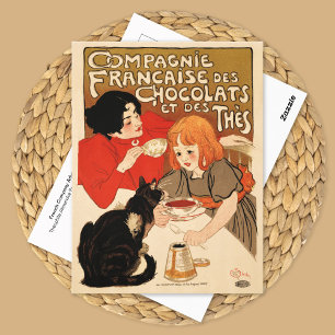 French Tea Company Advertising Theophile Steinlen Postcard