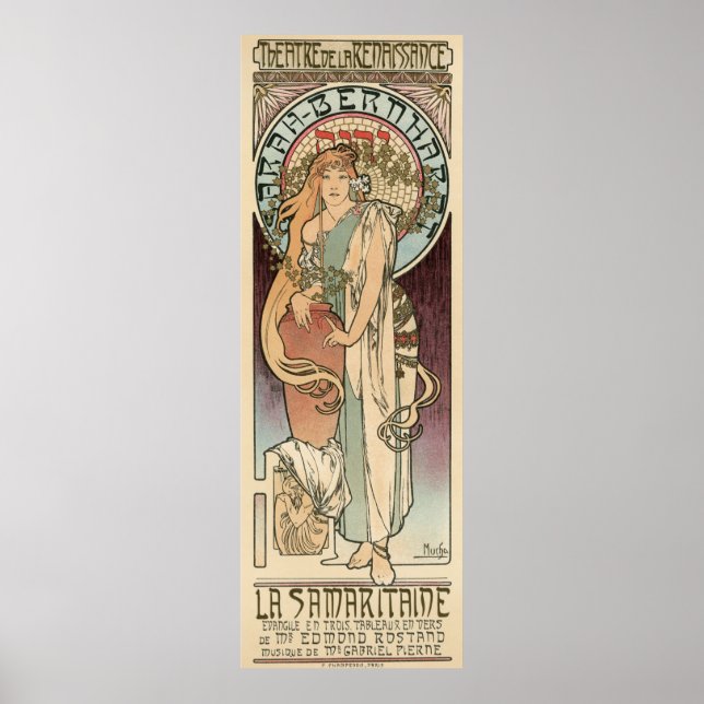 French Theatre Ad Vintage Poster (Front)