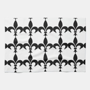 French Theme Fleur de Lis Kitchen Towels