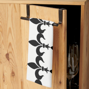 French Theme Fleur de Lis Kitchen Towels