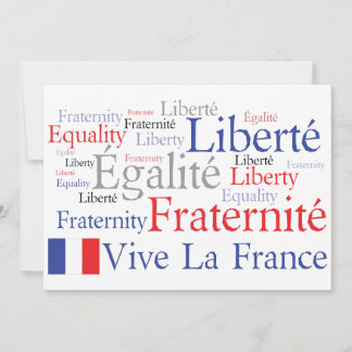 French Themed Event - French American Friendship Invitation
