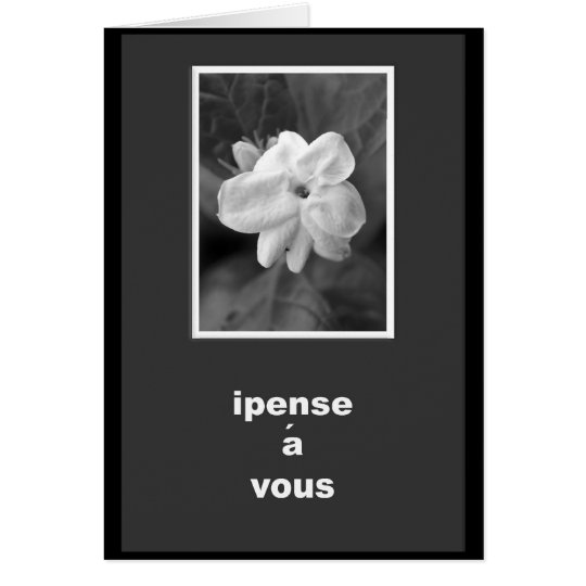 French Thinking Of You Card