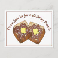 French Toast Breakfast Brunch Party Invitation