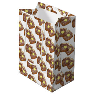 French Toast Butter and Syrup Diner Breakfast Food Medium Gift Bag
