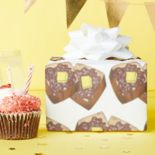 French Toast Butter and Syrup Diner Breakfast Food Wrapping Paper