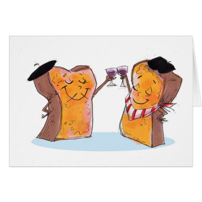 French Toast Card (Front Horizontal)