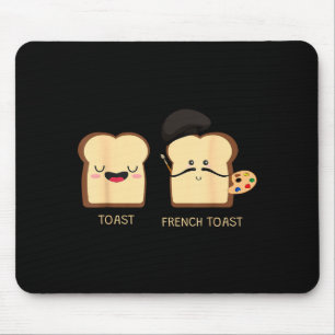 French Toast Funny Pun Novelty Mouse Mat