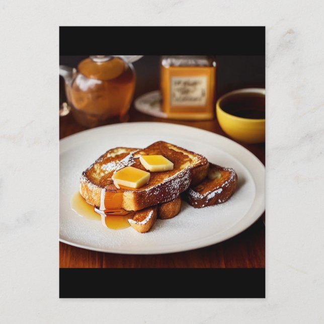 French toast!  postcard (Front)