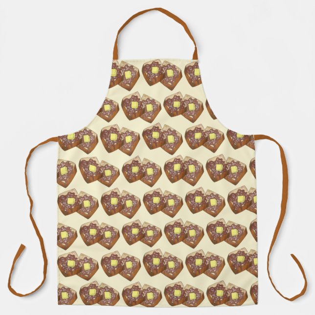 French Toast Slices Syrup and Butter Breakfast Apron (Front)