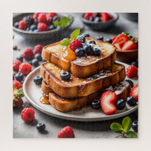 French Toast with Berries Jigsaw Puzzle