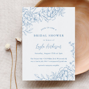 FRENCH TOILE Bridal Shower Invitation