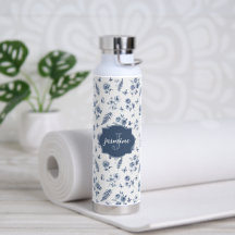 French Toile de jouy Monogram Name Chinoseirie