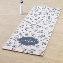 French Toile de jouy Monogram Name Chinoseirie