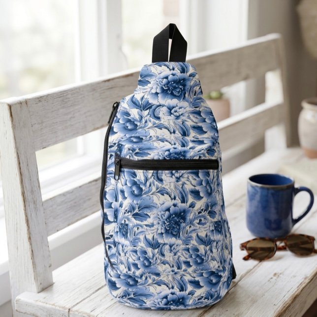 French toile & toile de Jouy Sling Bag (Creator Uploaded)