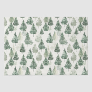 French Toile Trees Pattern Tissue Paper