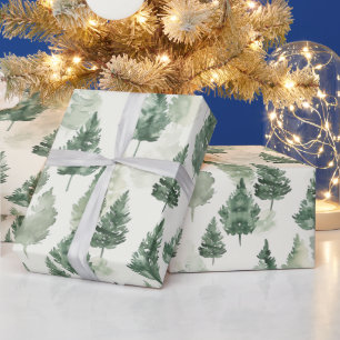 French Toile Trees Pattern Wrapping Paper