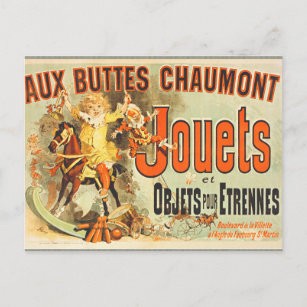 French Toy Joets Friends Poster Postcard