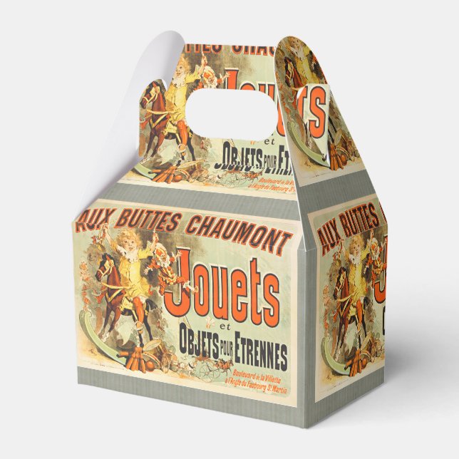 French Toy Joets Friends Vintage Poster   Favour Box (Front Side)