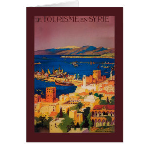 French Travel Poster, Touring in Syria