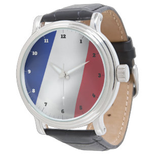 FRENCH TRICOLOR FLAG WATCH
