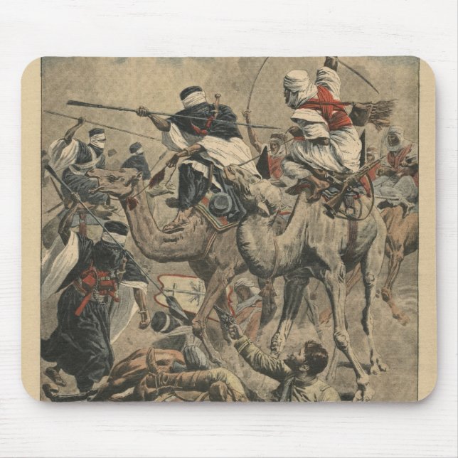French troops in Sahara Mouse Mat (Front)