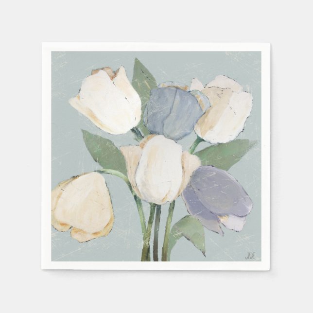 French Tulips Napkin (Front)