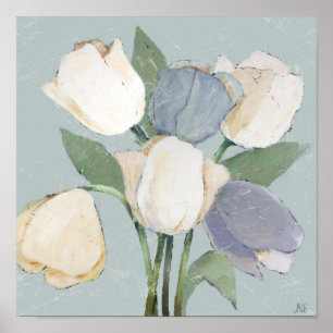French Tulips Poster