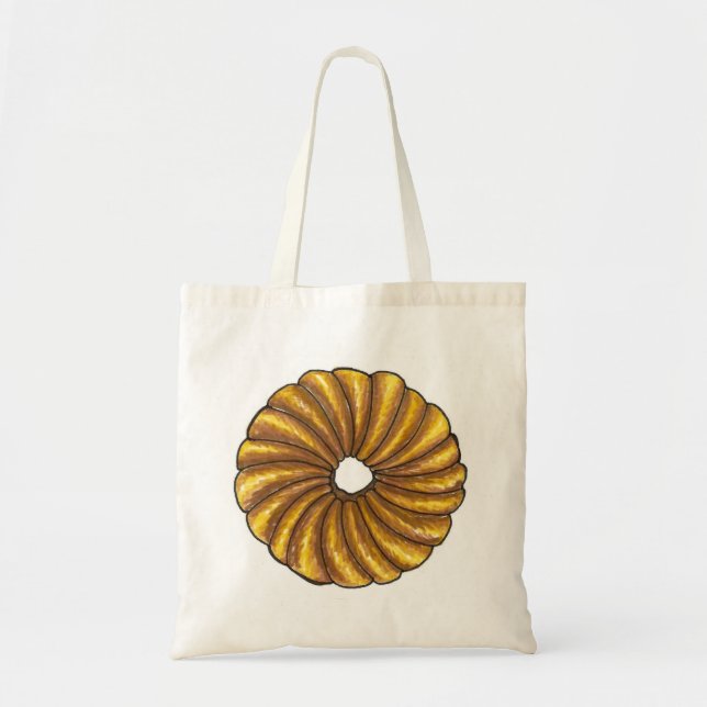 French Twist Doughnut Doughnut Breakfast Doughnuts Tote Bag (Front)