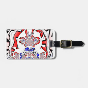 French Twist Hakuna Matata: Unique Cultural Blend  Luggage Tag
