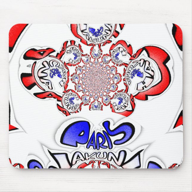 French Twist Hakuna Matata: Unique Cultural Blend  Mouse Mat (Front)