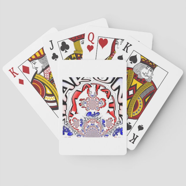 French Twist Hakuna Matata: Unique Cultural Blend  Playing Cards (Back)