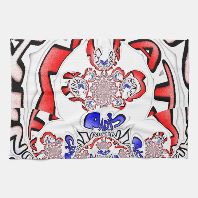 French Twist Hakuna Matata: Unique Cultural Blend  Tea Towel (Horizontal)