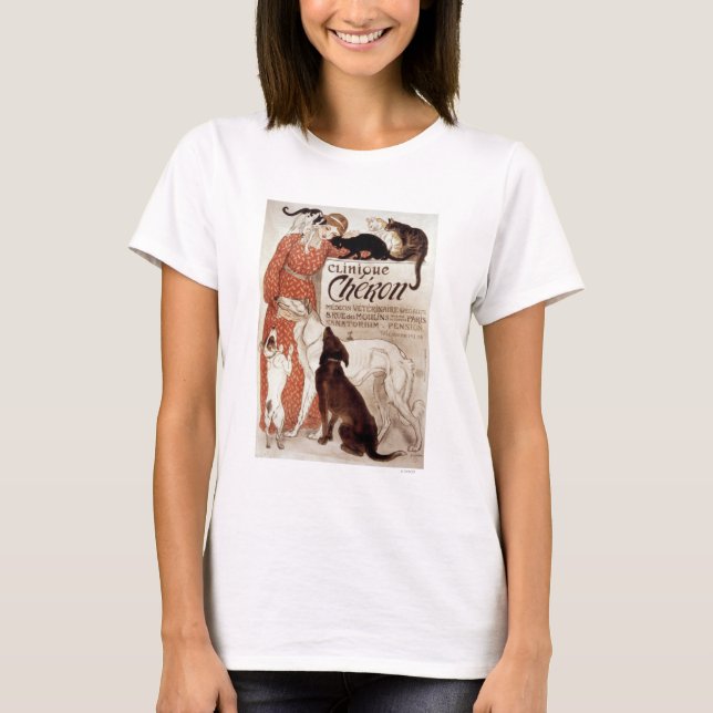French Veterinary Clinic T-Shirt (Front)