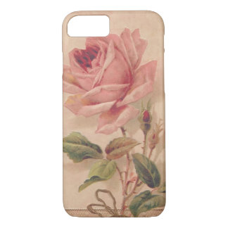 French Victorian Pink Rose iPhone 8/7 Case