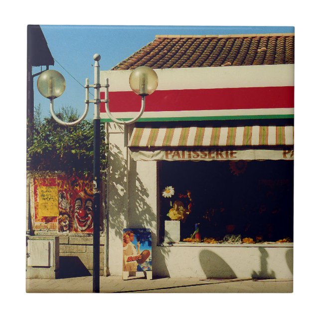 French Village Bakery Tile (Front)