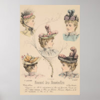 French Vintage Ad Victorian Paris Fashion Journal